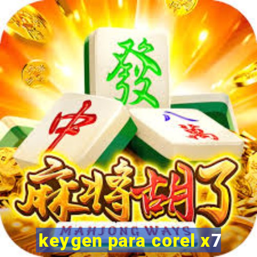 keygen para corel x7